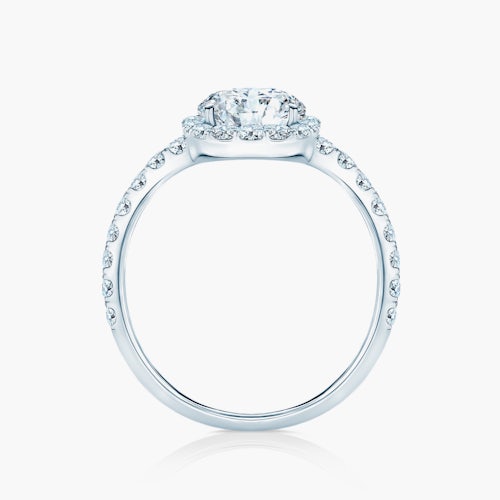 Pierścionek zaręczynowy This is Love: białe złoto, diament